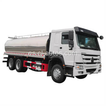 Camión camionero de suministro de leche fresca de acero inoxidable de 15000 litros de acero inoxidable
